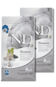 N&D לכלבים לבנים מיני 2 ק"ג ×2 – White Dogs Mini | מולי חיות מחמד