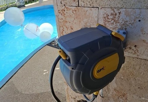 מכונת שטיפה 140 בר 1800W + כולל אביזרים + גלגלת השקיה אוטומטית 20 מטר  PW1801.2