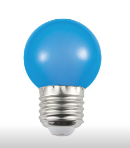 נורת לד כדור 45G W3 אור כחול 27E OME