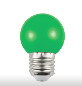 נורת לד כדור 45G W3 אור ירוק 27E OMEGA