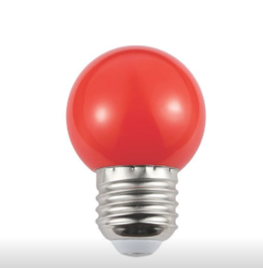 נורת לד כדור 45G W3 אור אדום 27E OME