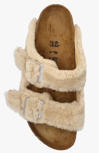 כפכפי בירקנשטוק Birkenstock Arizona Shearling Rivet | נשים