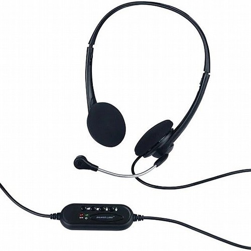 אוזניות+מיקרופון SILVER LINE HS010V USB