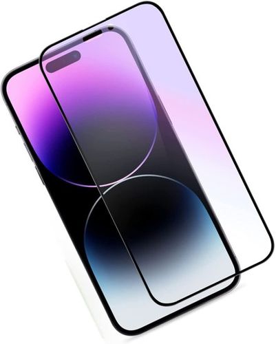 מגן מסך קדמי מלא מזכוכית ל- Apple iPhone 15 Pro