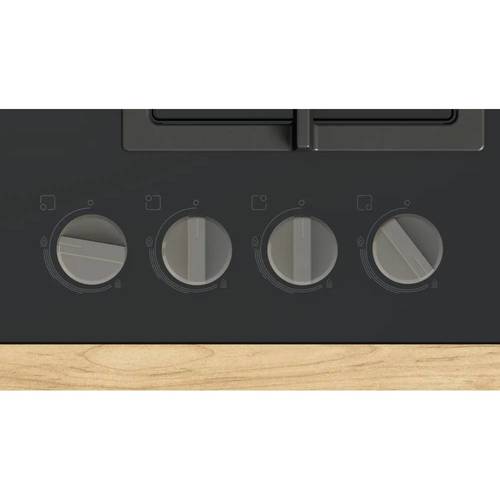 כיריים גז Bosch PNK6B6K40Y Serie 4 זכוכית שחורה | ספרד