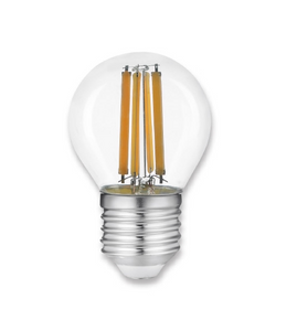100 נורות כדור 5W E27 2700K יורולוקס