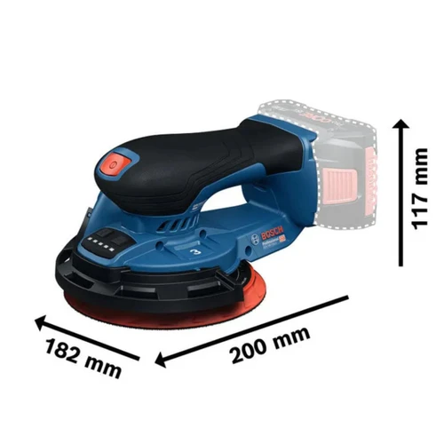 גוף Bosch GEX 18V-150-3 מלטשת אקצנטרית נטענת 6 אינצ' 18V מהירות משתנה