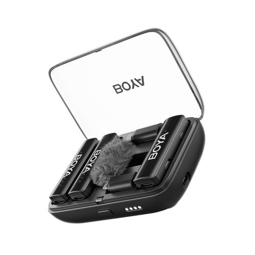 סט מיקרופון אלחוטי כפול BOYA BOYALINK V2