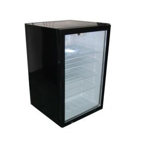 מקרר משרדי חדש יוקרתי עם חזית שקופה מבית LUXOR דגם BC-129GB