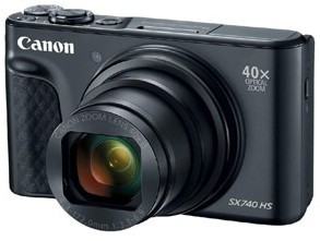 מצלמה ‏קומפקטית Canon PowerShot SX740 HS קנון כסוף