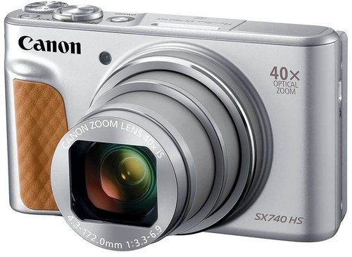 מצלמה ‏קומפקטית Canon PowerShot SX740 HS קנון כסוף