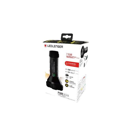 פנס יד עוצמתי P18R WORK - 4500 לומנס - LEDLENSER
