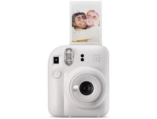 שריון אילת Fujifilm Instax Mini 12 מצלמת פיתוח מיידי בצבע לבן - יבואן רשמי