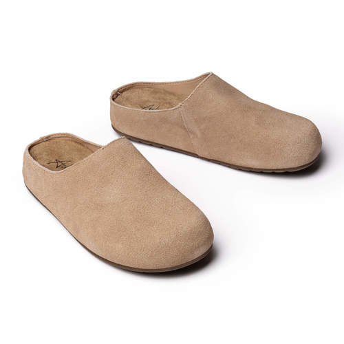 אדיס כפכפי עור סגורות נוחות בצבע בז |36-41 | ADISS BEIGE  55081