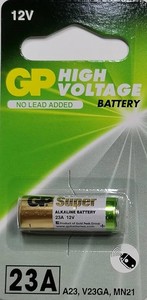 סוללה GP 23A V23GA MN21