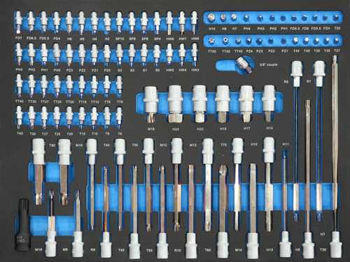 עגלת כלים מאובזרת 7 מגירות S-BOX 250PC מבית קשקו 