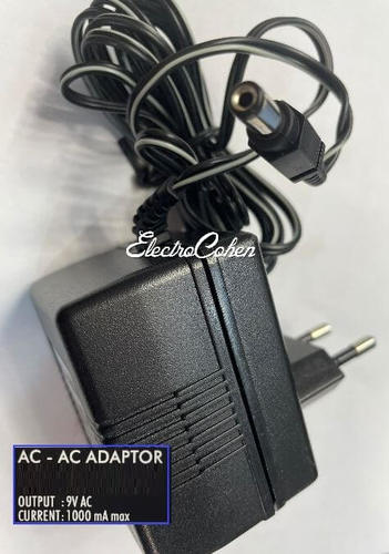 שנאי AC-AC 9V 1A