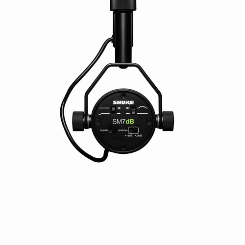 מיקרופון דינמי עם פרה-אמפ פנימי SHURE SM7DB