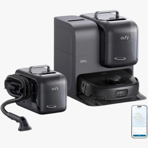 שואב אבק רובוטי משולב Anker Eufy E28 Omni - צבע שחור