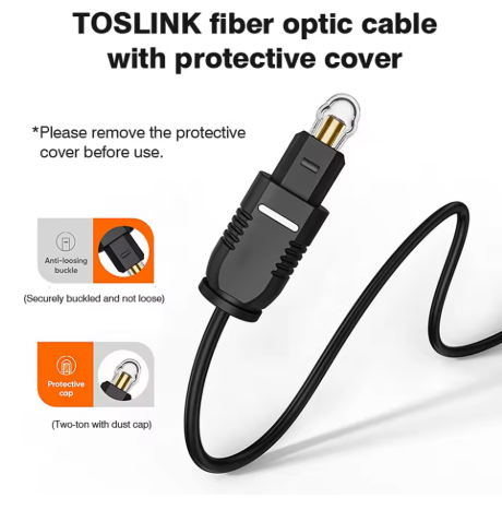 כבל 3M סיב אופטי דיגיטלי SPDIF ל-Mini Toslink 3.5mm כבל אודיו סיב אופטי לרמקול מגבר 360 Xbox PS4 