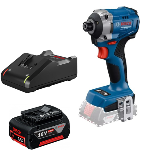 מברגת רטיטה (אימפקט) GDR 18V-215 כולל מטען וסוללה 5AH מבית BOSCH בוש