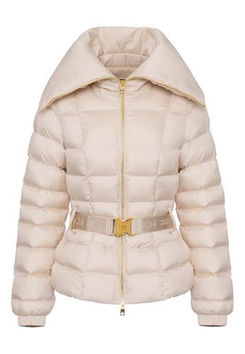 Down jacket Elisabetta Franchi in pink nylon