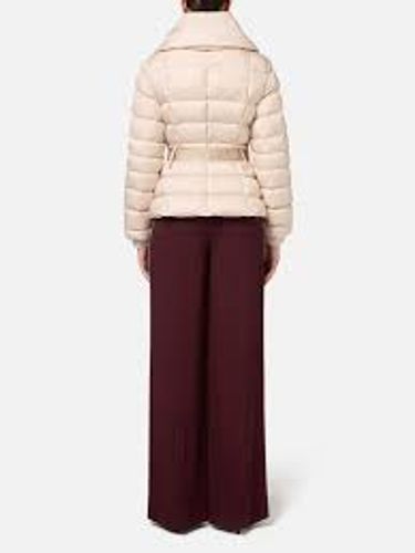 Down jacket Elisabetta Franchi in pink nylon