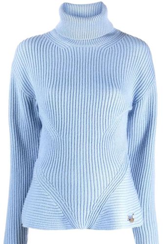 Ribbed -Knit Roll-Neck Jumper