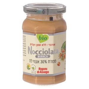 Nocciolata – ממרח אגוזי לוז לבן אורגני 250 גרם