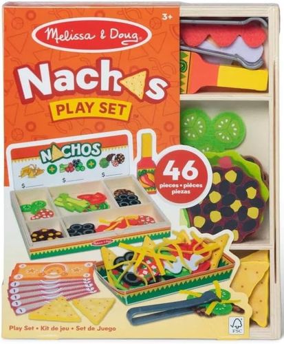 דוכן משחק הכנת נאצ'וס לילדים 46 חלקים