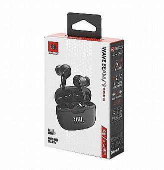 אוזניות JBL Wave Beam TWS - עם ביטול רעשים אקטיבי וסוללה חזקה