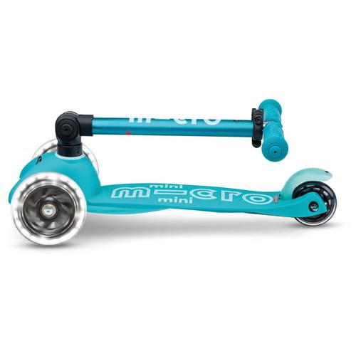 קורקינט מיני מיקרו דלוקס לד מתקפל Mini Deluxe Led Foldable אקווה