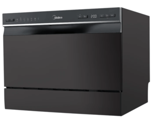 מדיח כלים על השיש 6 מערכות כלים Midea MDWT0602M(B)-W-IL