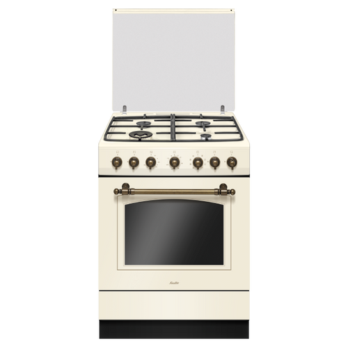 תנור משולב כיריים RUSTIC 7020C