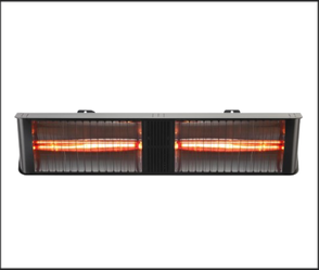 תנור חימום מומלץ לבית ולמשרד | דגם BOSTON Premium5000W | שלט כלול | שחור מט