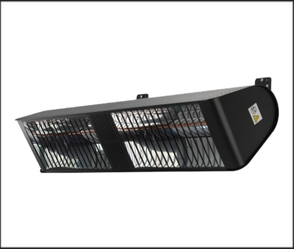 תנור חימום מומלץ לבית ולמשרד | דגם BOSTON Premium5000W | שלט כלול | שחור מט