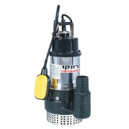 משאבה טבולה 400W נירוסטה למים דלוחים/נקיים קוטר יציאה 2 צול דגם BAV-400 ברונקו