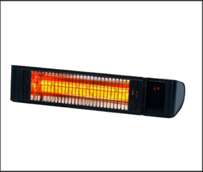 תנור חימום אינפרא אדום לגינה – Volcan Premium 2000W בצבע שחור מט