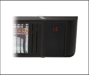 תנור חימום אינפרא אדום לגינה – Volcan Premium 2000W בצבע שחור מט