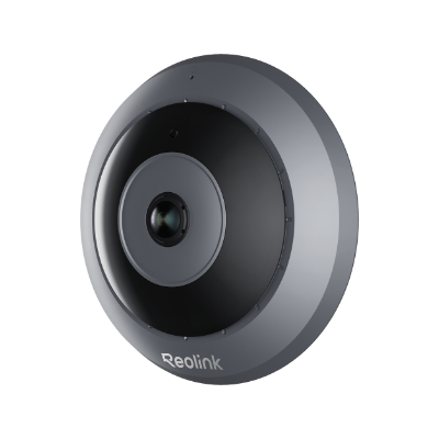 מצלמת פנורמה פנימית 360° עם 6MP, סירנה ושמע דו‑כיווני – FE-W