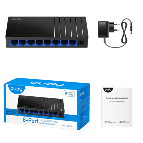 מתג רשת עם 8 יציאות Cudy GS105D Gigabit