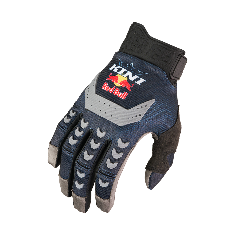 כפפות רכיבה Kini Red Bull MXC צבע אנתרציט - KINI RED BULL 1.0 K0385-002