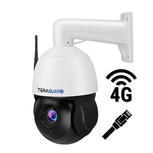 מצלמת אבטחה PTZ היברידית ‎עם ‎4G‎ ו־IP, זום אופטי ×18 וראיית לילה - TG4G168-18X‎