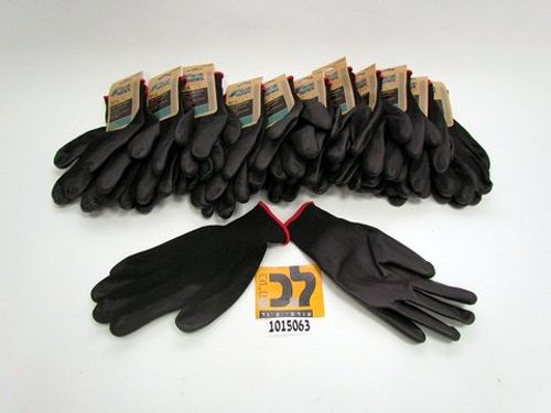 תריסר זוגות כפפות מכונאים (לייקרה) מידה L