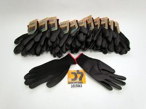 תריסר זוגות כפפות מכונאים (לייקרה) מידה L