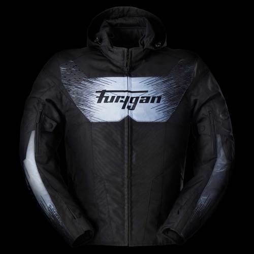 מעיל רב עונתי פוריגן שחור - FURYGAN SHARD HV JACKET