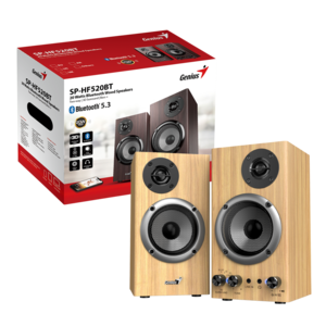 רמקולים עץ GENIUS SP-HF520BT BT5.3