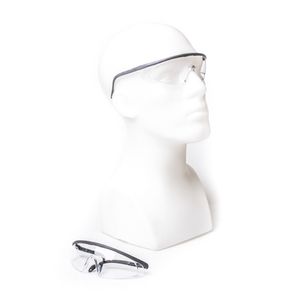 משקפי מגן ארגונומיים עדשות שקופות כהות בבליסטר