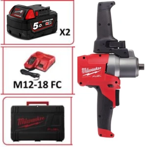 ערכת מערבל נטען M18FPM + זוג סוללות 5A + מטען מהיר