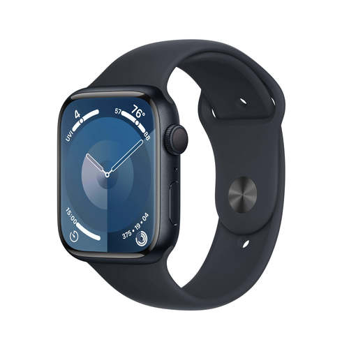 שעון חכם Apple Watch Series 9 45mm Aluminum Case Rubber Sport Band GPS אפל